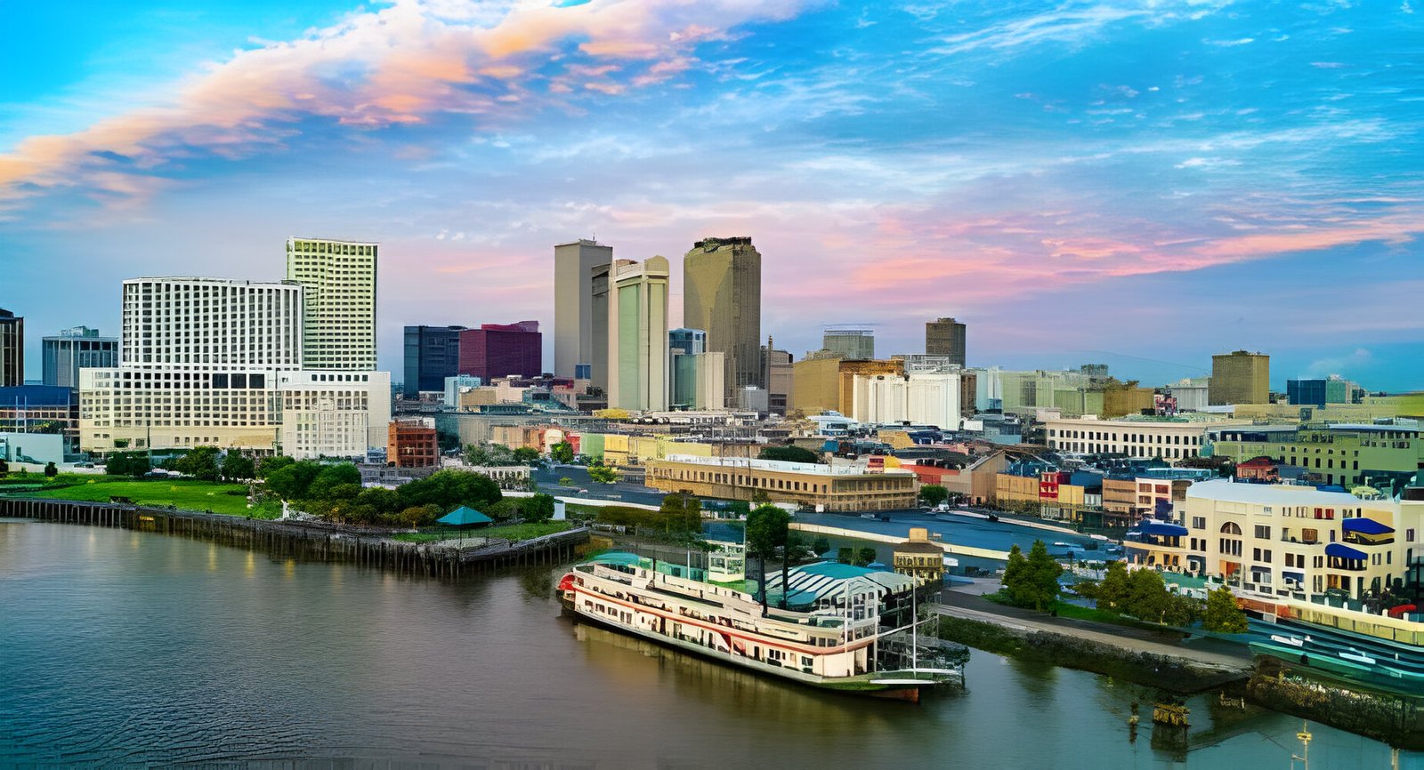 New Orleans Louisiana drone photage